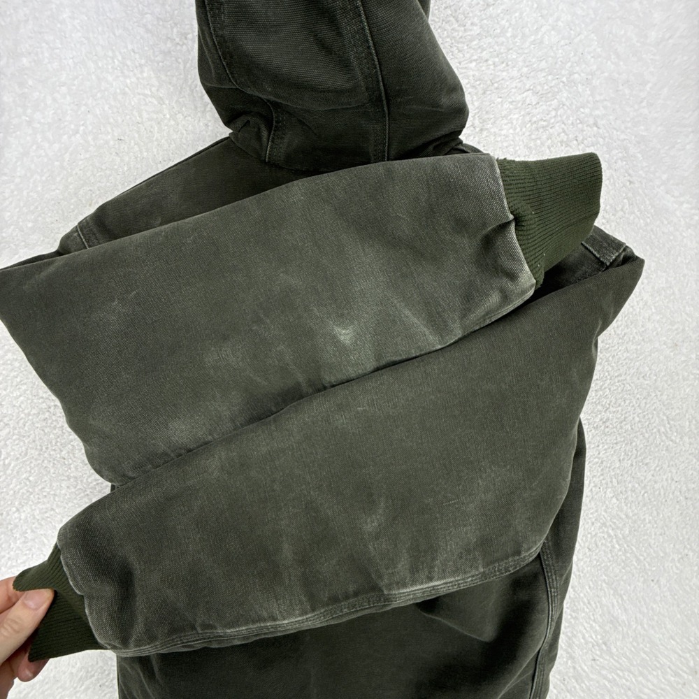Carhartt Sandstone Active Jacket Quilt Lined Womens XS WJ130 MOS Moss Green - Picture 12 of 16